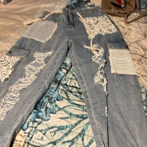 jeans jogger size medium brand is pol